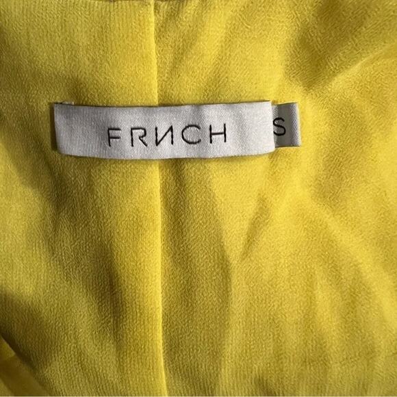 FRNCH Paris Maxi Dress Yellow Size S - Picture 6 of 7